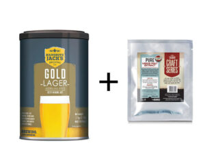 Mangrove Jack Gold Lager plus Free Light Malt 1.2kg