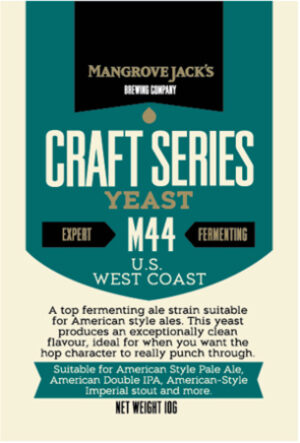 Mangrove Jacks M44 U.S. West Coast - Craft Series Yeast - 10G