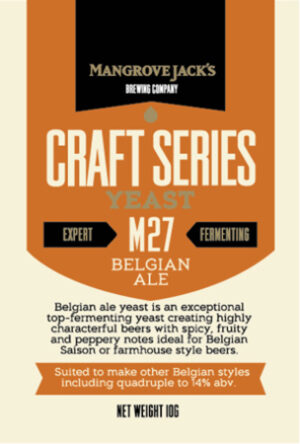 Mangrove Jacks M27 Belgian Ale - Craft Series Yeast - 10G