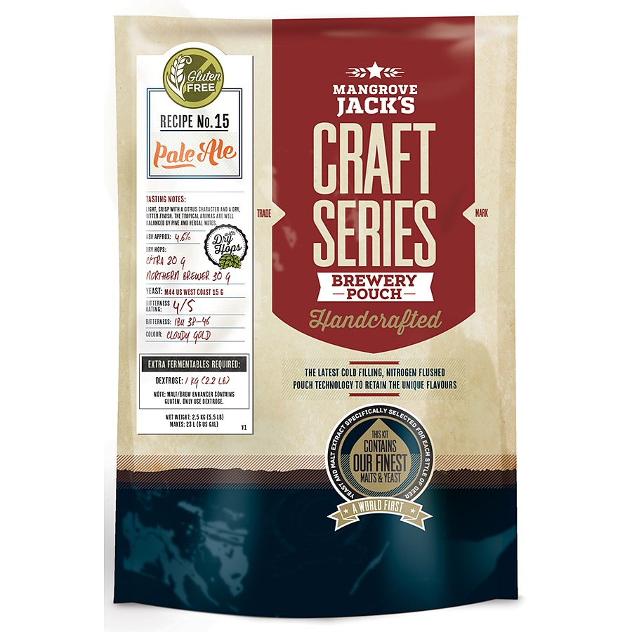 Mangrove Jacks Craft Gluten Free Pale Ale 2.5Kg
