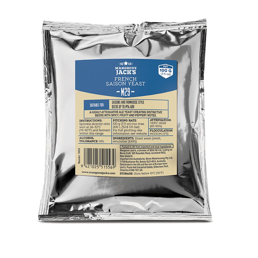 Mangrove Jack's CS Yeast M29 French Saison (100g)