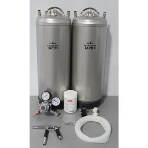 Twin Kegging System With Tap + Co2 Bottle