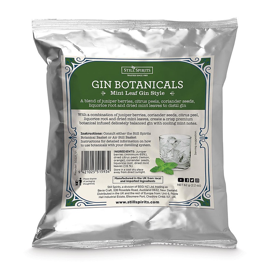 Still Spirits Mint Leaf Gin Botanicals Kit