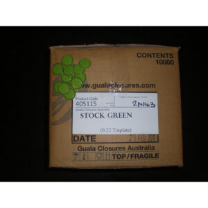 Crown Seal 26mm Ctn 10,000 (Beer Bottle) Green