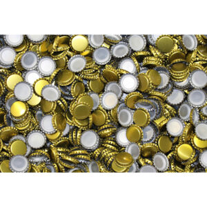 Crown Seal 26mm 500Pk (Beer Bottle) Gold