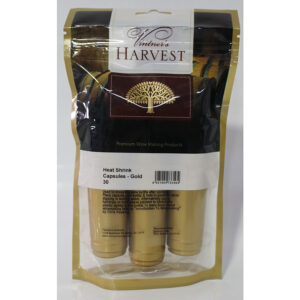 Heat Seal Capsules - Gold 100Pk