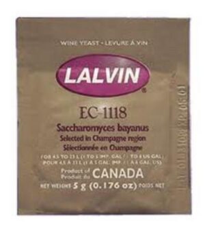 Ec-1118 Wine Yeast 5G - Saccharomyces Bayanus